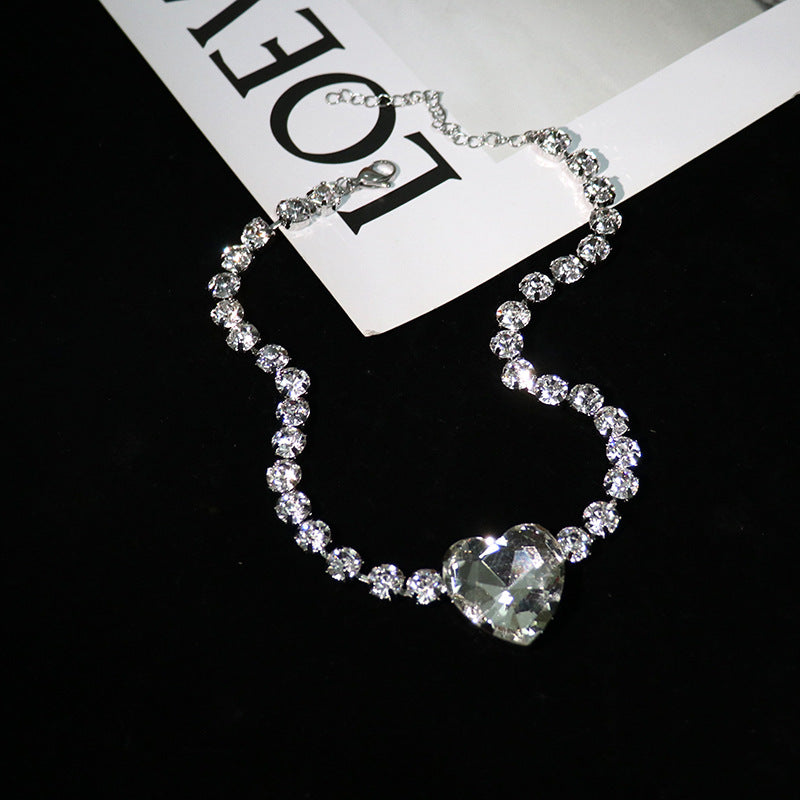 Women's Luxury Rhinestone Love Necklace