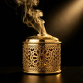 Arabesque Luxury Home Decor Set | Gold Bakhoor Burner & Ornaments